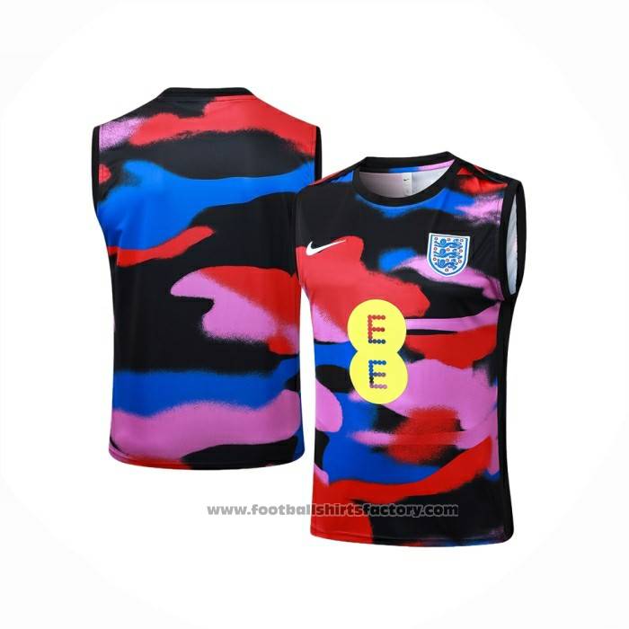 Training Shirt England Without Sleeves 2025-2026 Multicolor